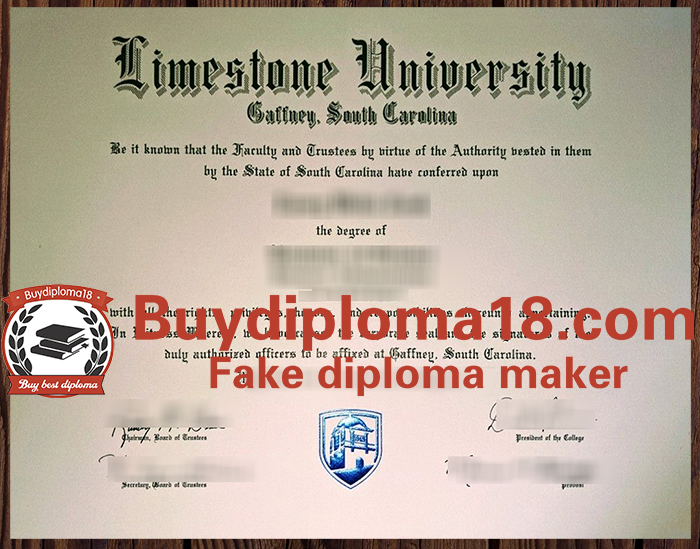 Limestone University diploma Limestone University diploma