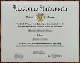 Lipscomb University diploma