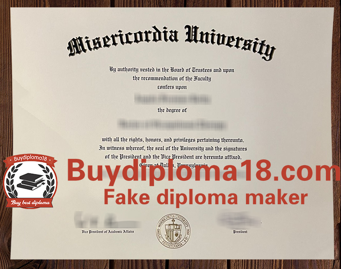 Misericordia University diploma Misericordia University diploma
