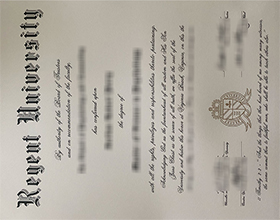 Regent University diploma
