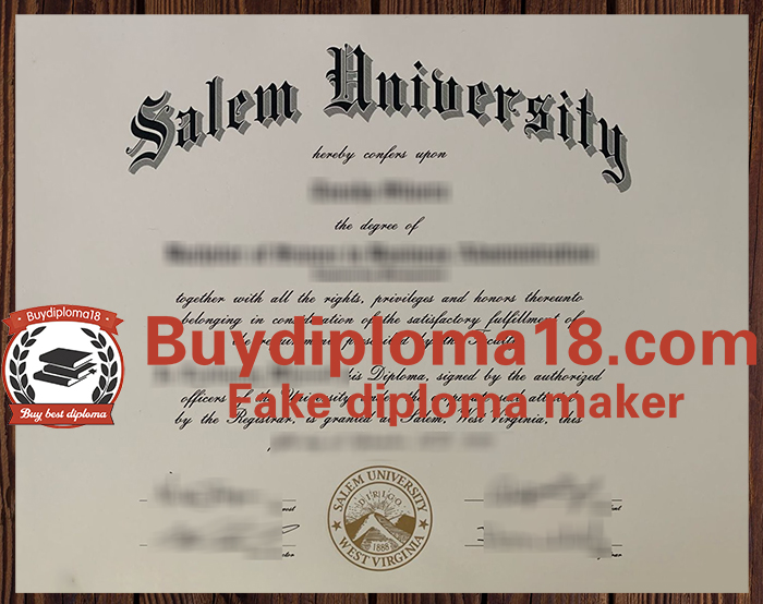 Salem University diploma