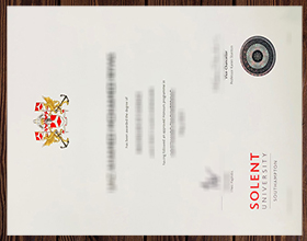 Solent University diploma