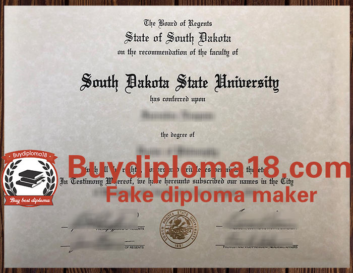South Dakota State University diploma South Dakota State University diploma