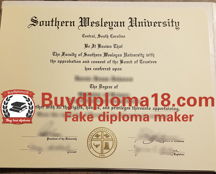 Southern Wesleyan University diploma Southern Wesleyan University diploma