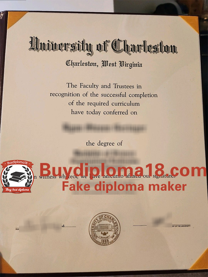 University of Charleston diploma University of Charleston diploma