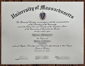 University of Massachusetts diploma