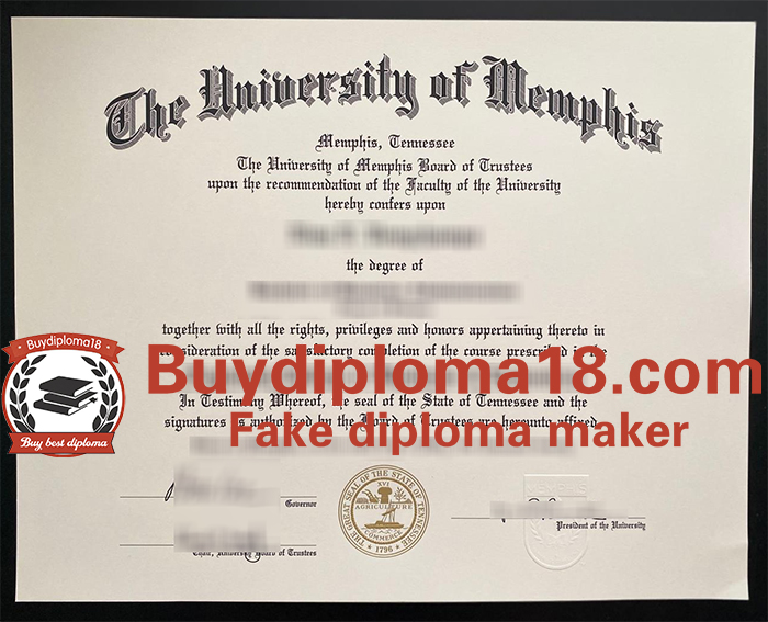 University of Memphis diploma University of Memphis diploma