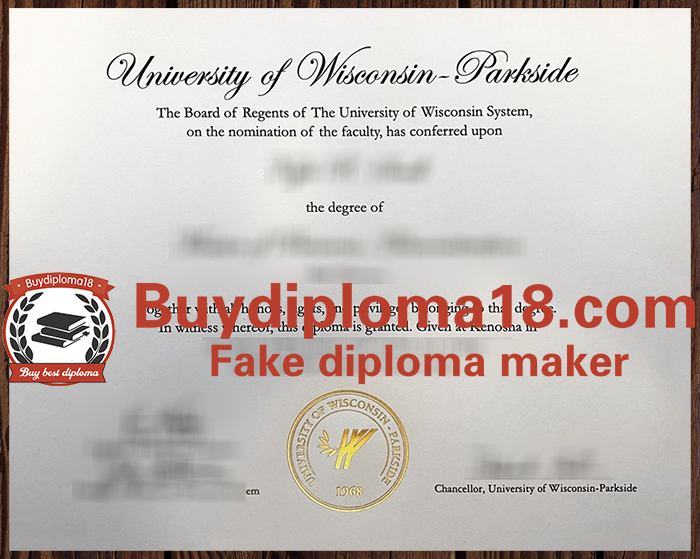 University of Wisconsin-Parkside diploma