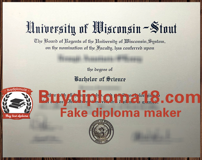 University of Wisconsin-Stout diploma
