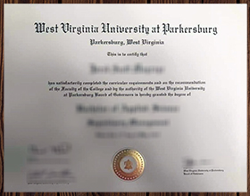 West Virginia University at Parkersburg diploma