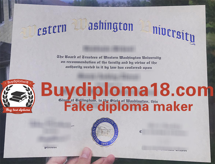 Western Washington University diploma Western Washington University diploma