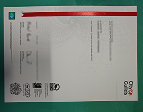 City and guilds certificate