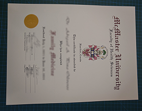 McMaster University diploma