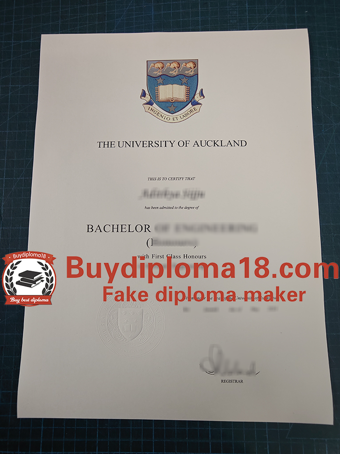 University of Auckland diploma