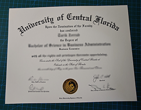 University of Central Florida diploma