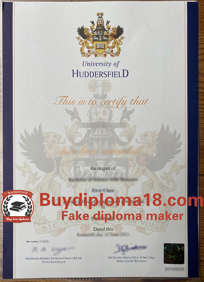 University of Huddersfield diploma