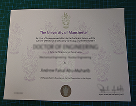 University of Manchester diploma