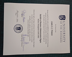 University of the Bahamas diploma